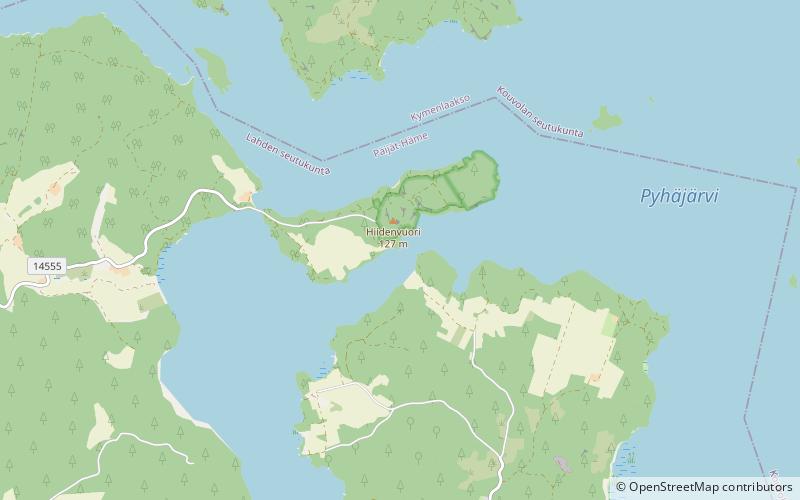 hiidensaaren rantautumispaikka ja laivalaituri location map