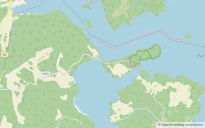 hiidensaaren uimaranta location map