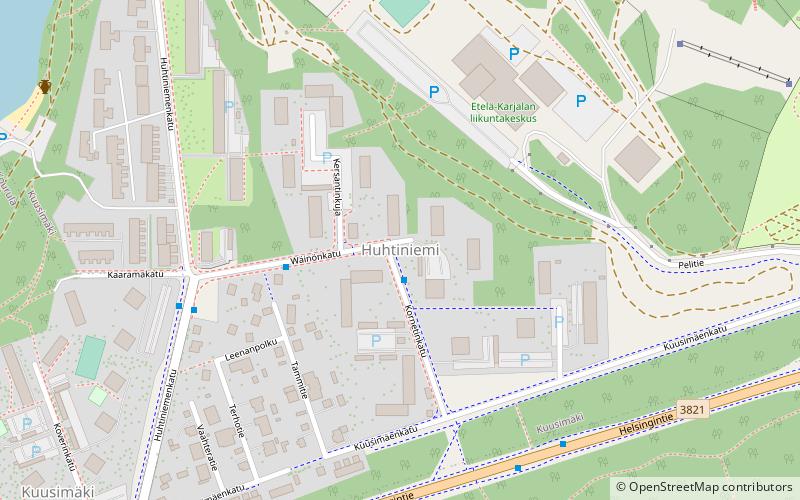 Huhtiniemi location map