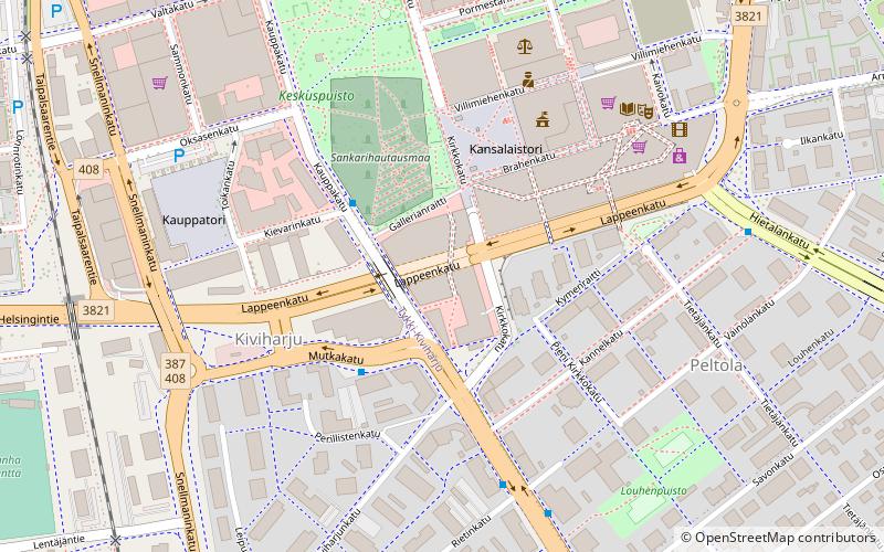kauppakeskus galleria lappeenranta location map