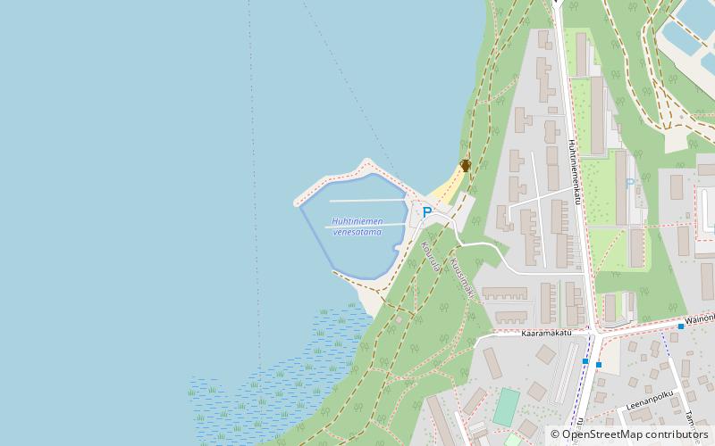 huhtiniemen venesatama lappeenranta location map