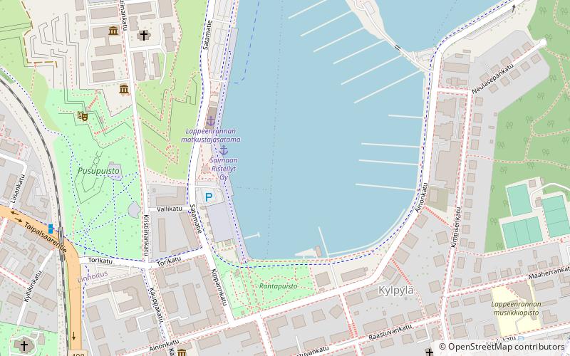 Port of Lappeenranta location map