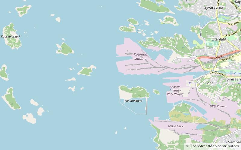 Port of Rauma location map