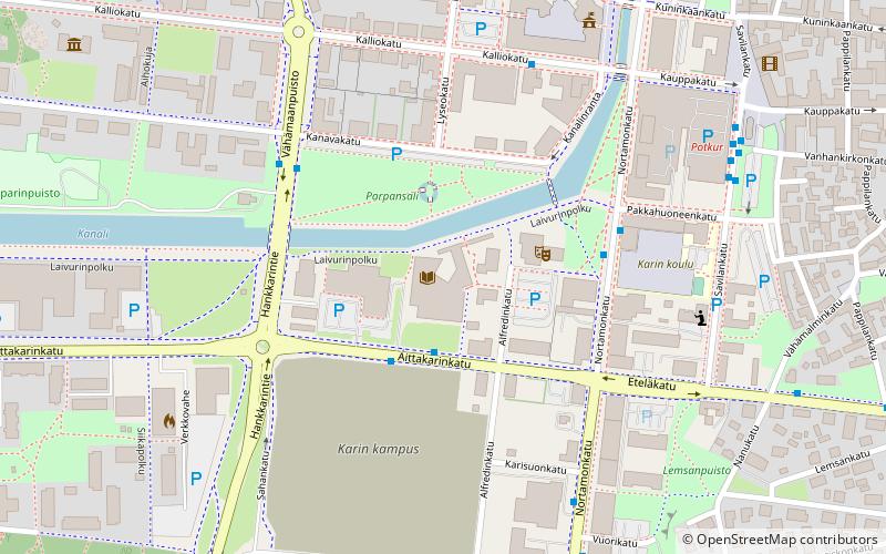 Rauman pääkirjasto location map
