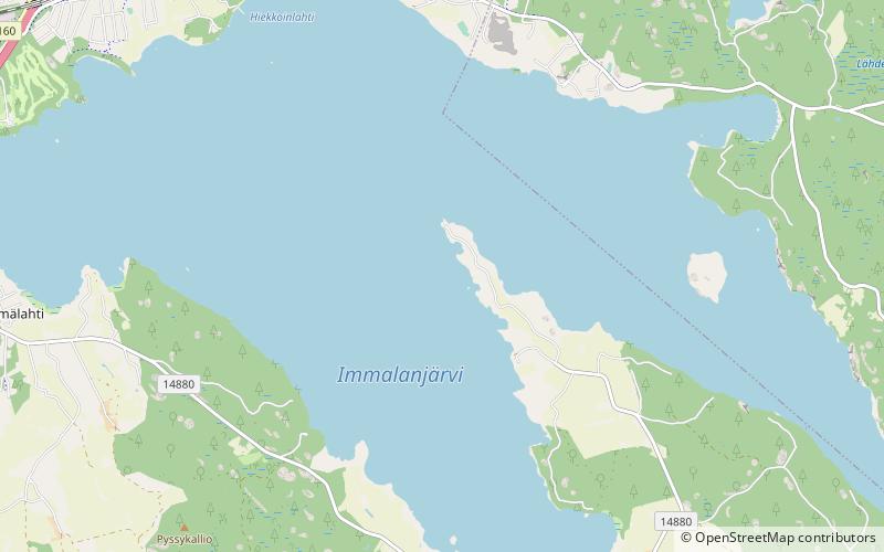 Immalanjärvi location map