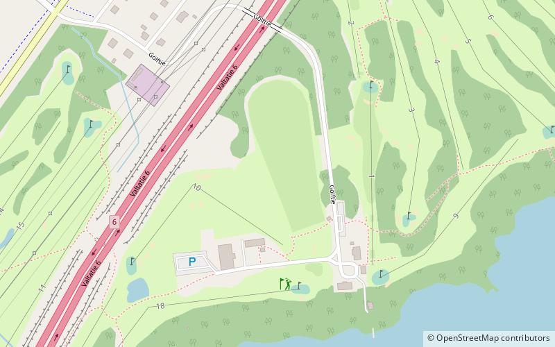 imatran golf location map