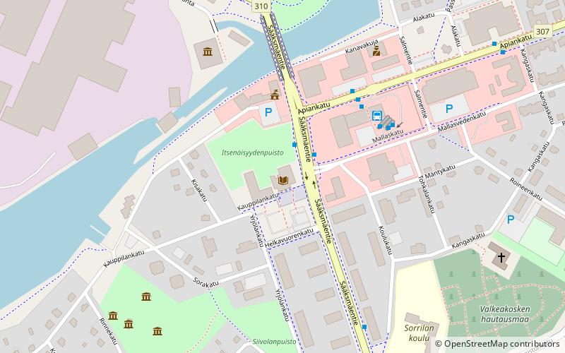 Valkeakosken pääkirjasto location map