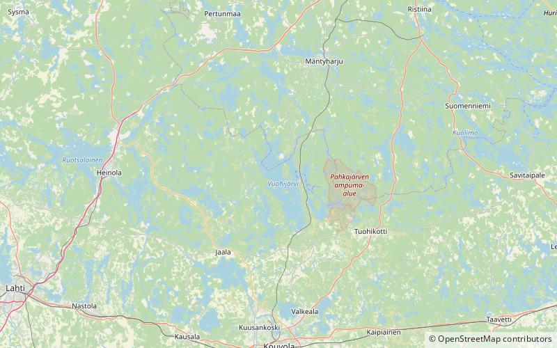 Vuohijärvi location map