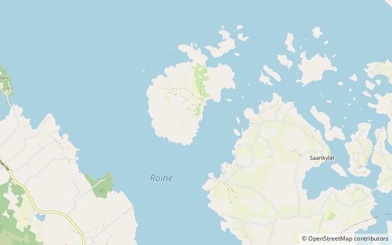 Roine location map