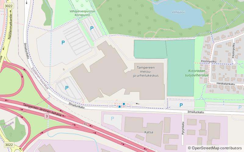Tampere Exhibition and Sports Centre location map