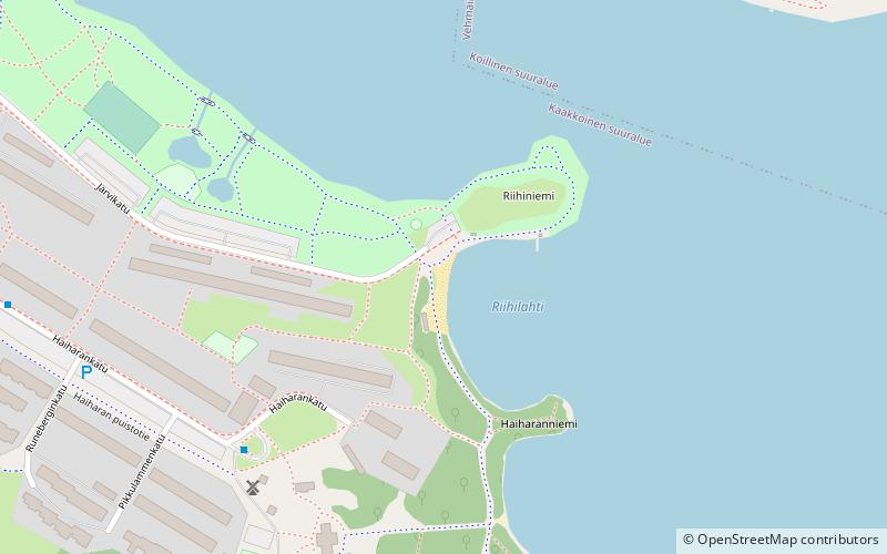 riihiniemen uimaranta tampere location map