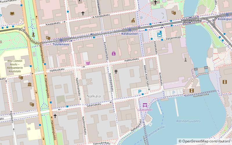 Tampere City Hall location map