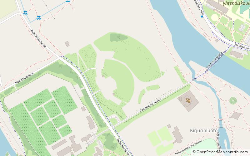Kirjurinluoto Arena location map