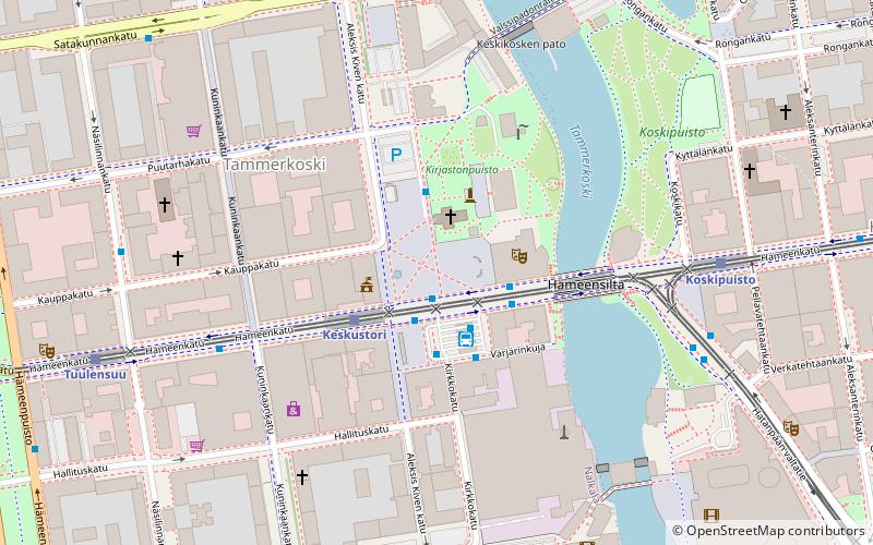 Tampere urban area location map