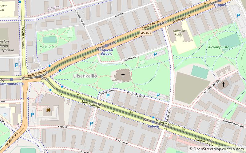 Kaleva Church location map