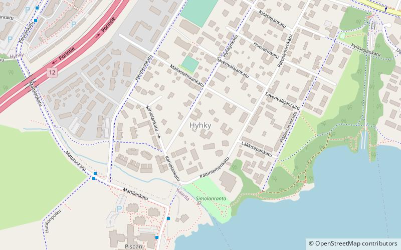 Hyhky location map