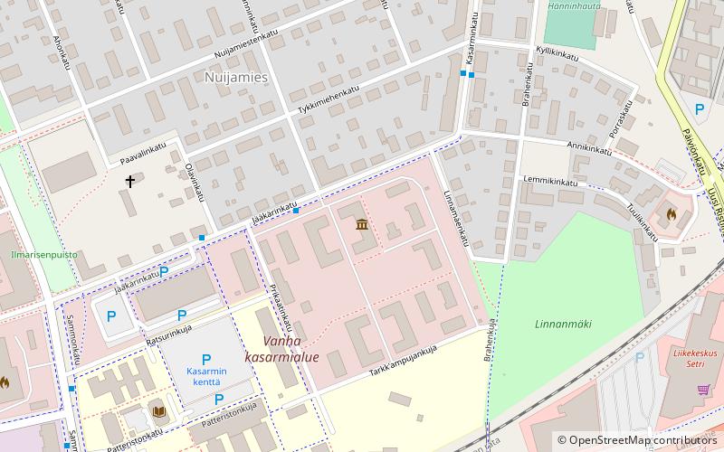 Jalkaväkimuseo location map