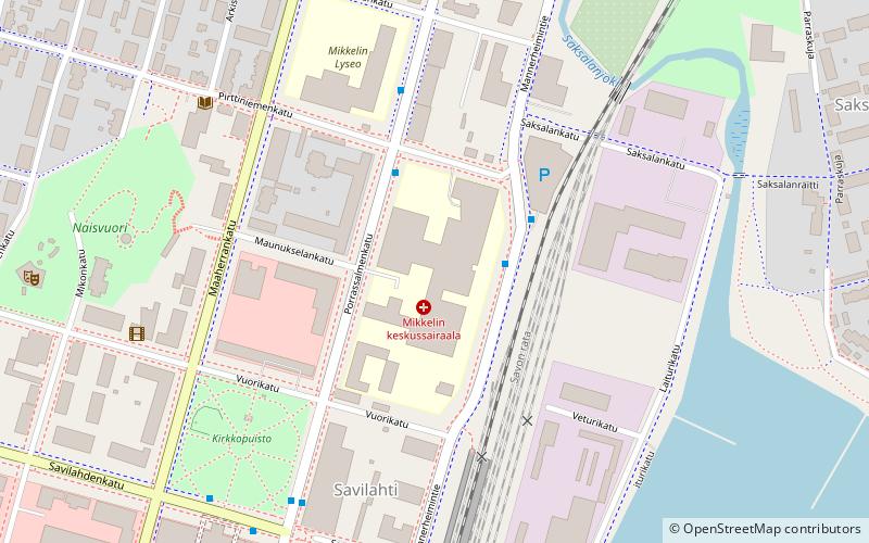 Mikkelin Keskussairaala location map