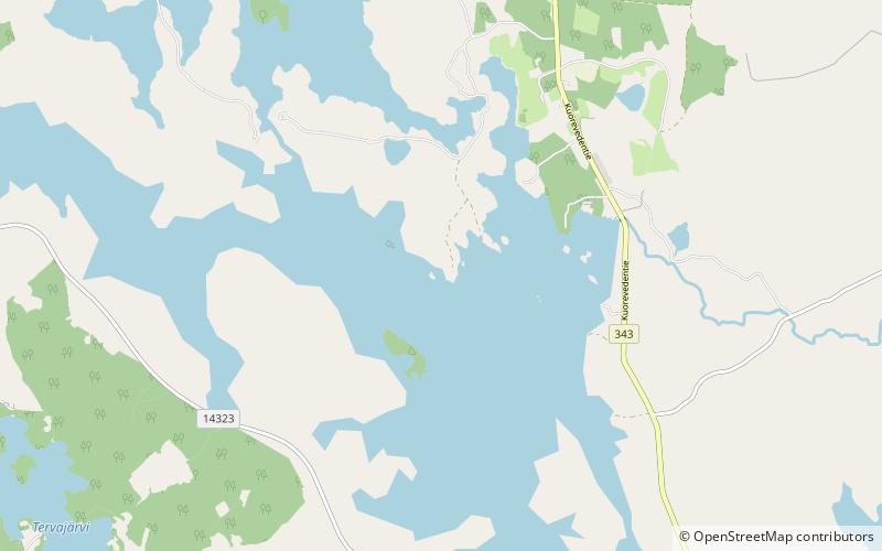 lake kuorevesi location map