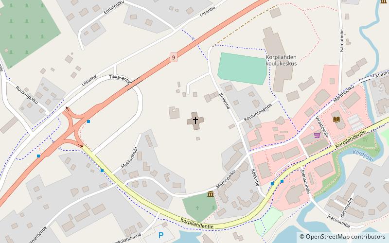 Korpilahti Church location map