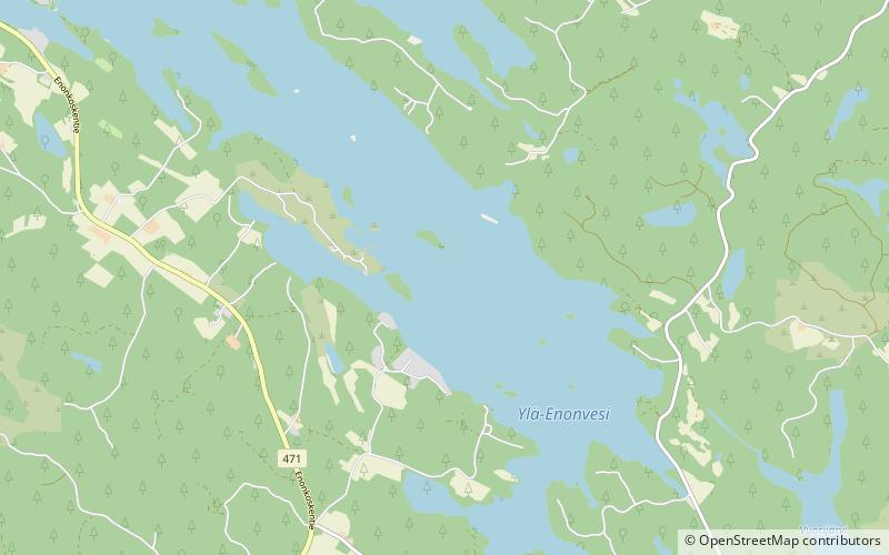 Ylä-Enonvesi location map