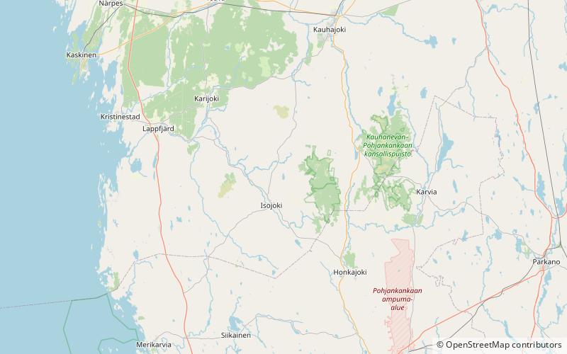 kangasjarvi location map