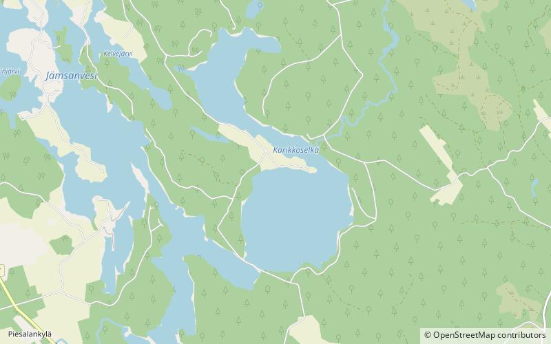 karikkoselka petajavesi location map