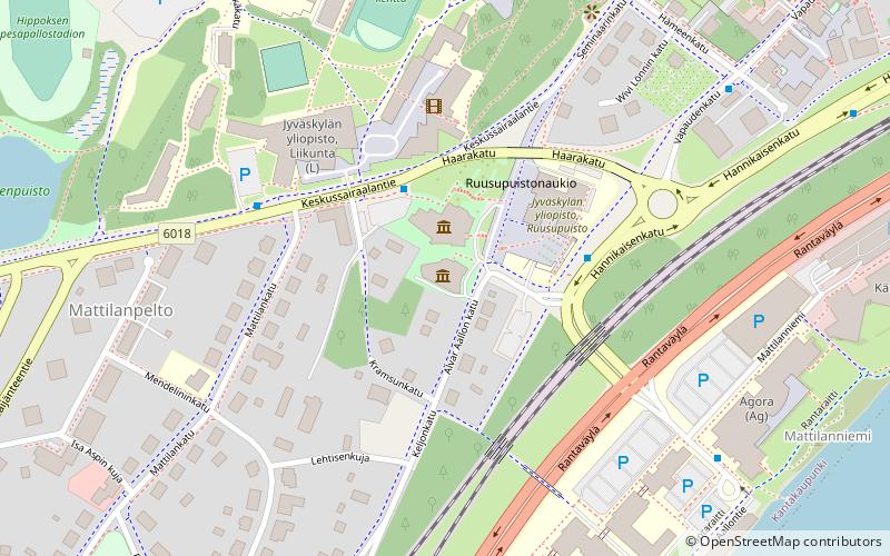Alvar Aalto Museum location map