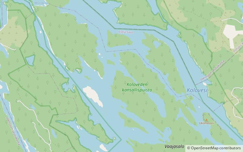 Parc national de Kolovesi location map