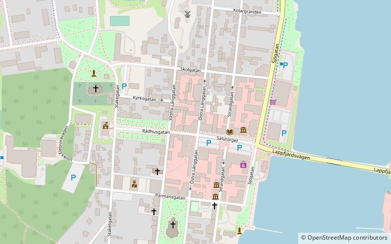 Kristinestad City Hall location map