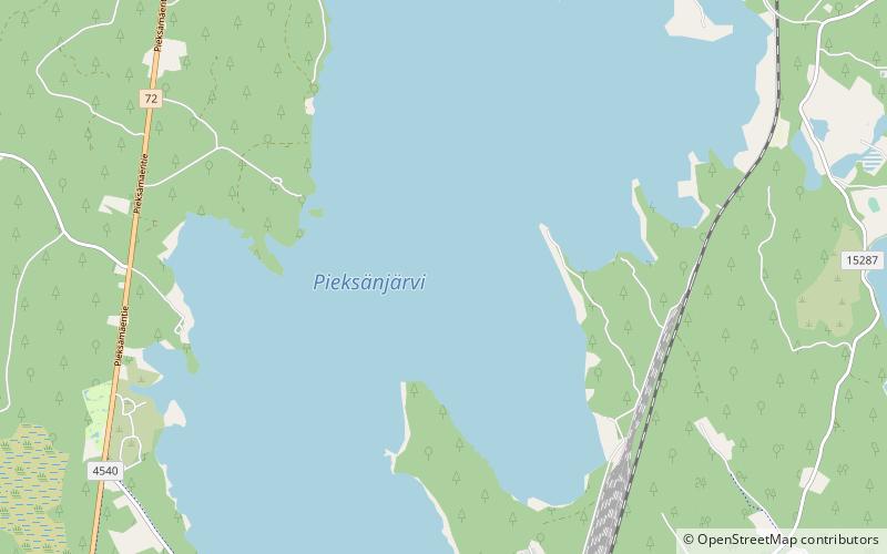 Pieksänjärvi location map
