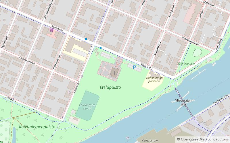 Joensuu Church location map