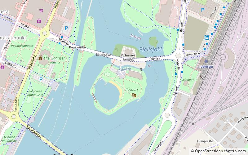 ilosaari joensuu location map