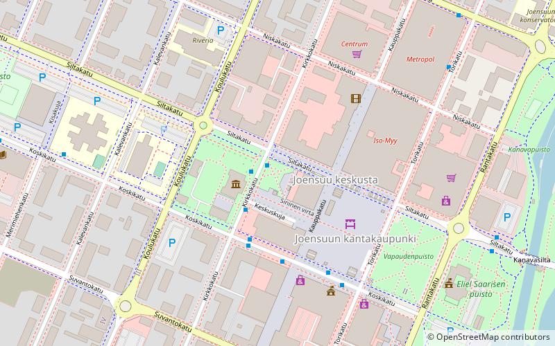 Joensuun taidemuseo location map