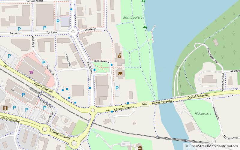 Äänekosken kaupunginkirjasto location map