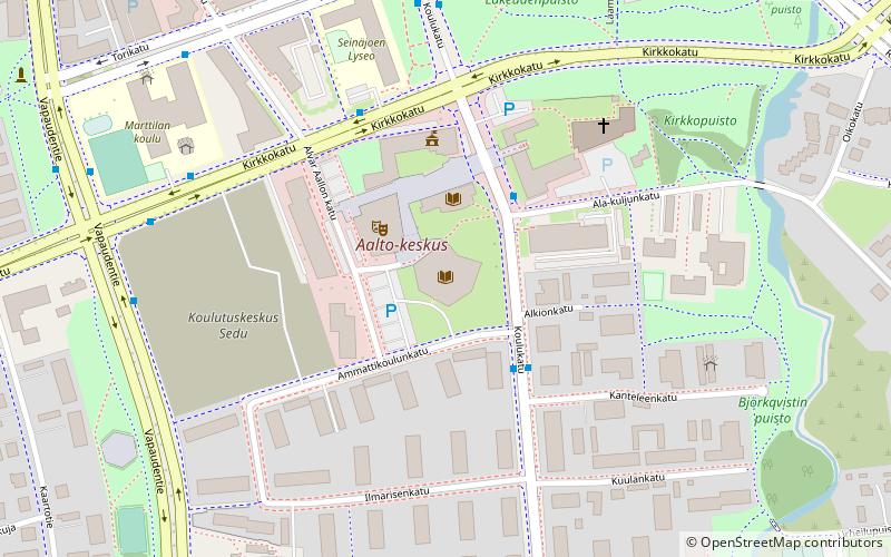 Seinäjoki Library location map