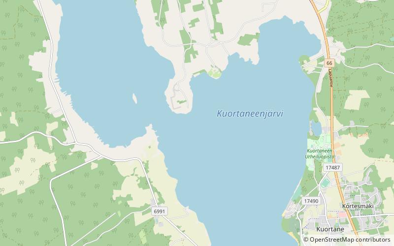 Kuortaneenjärvi location map