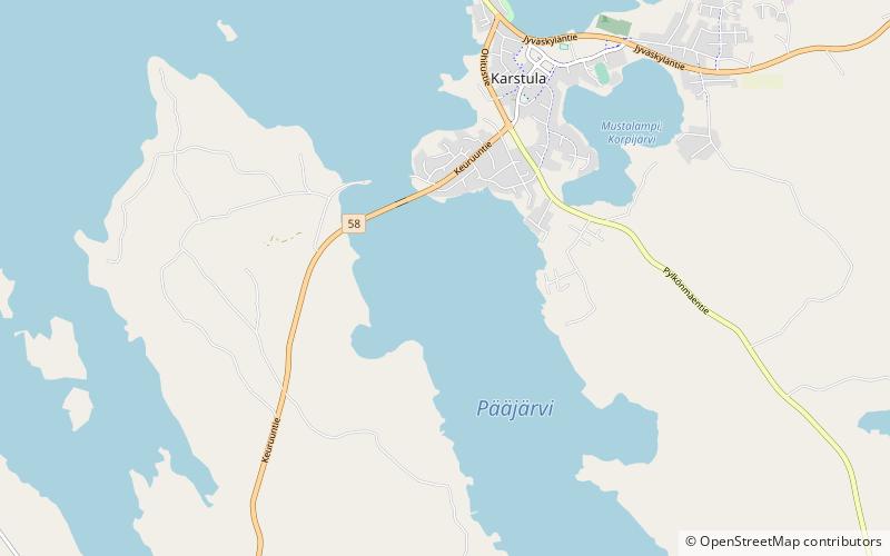 Pääjärvi location map