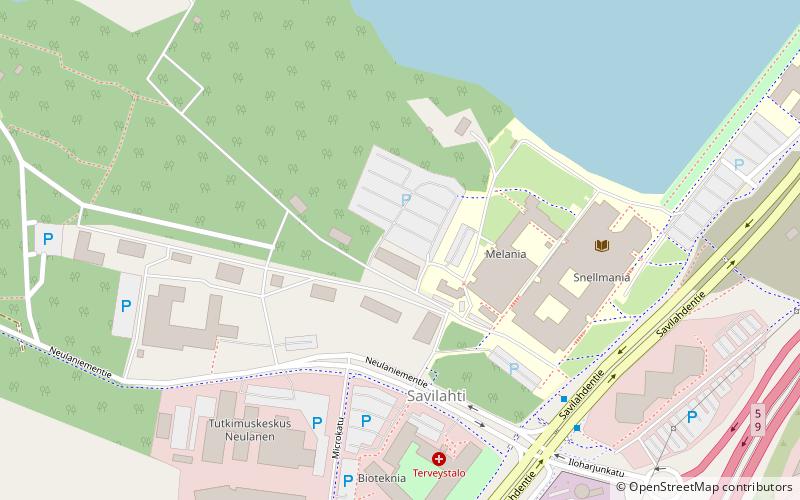 Savonia University of Applied Sciences location map