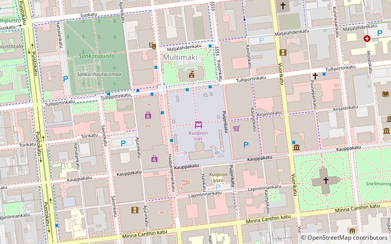 Universität Ostfinnland location map