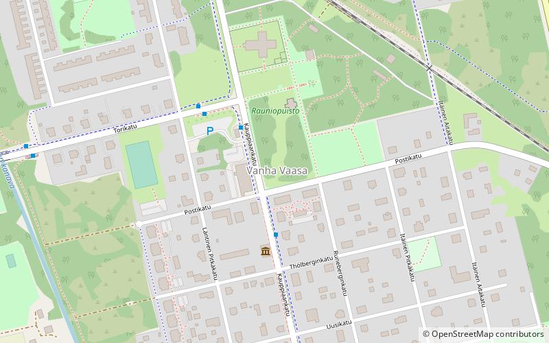 old vaasa location map