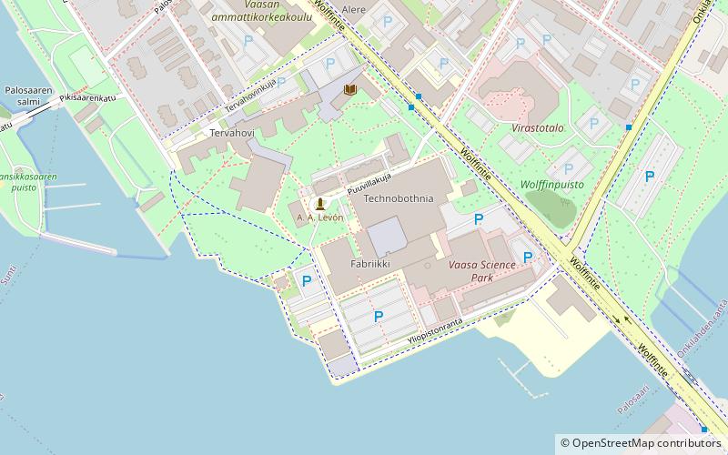 Université de Vaasa location map