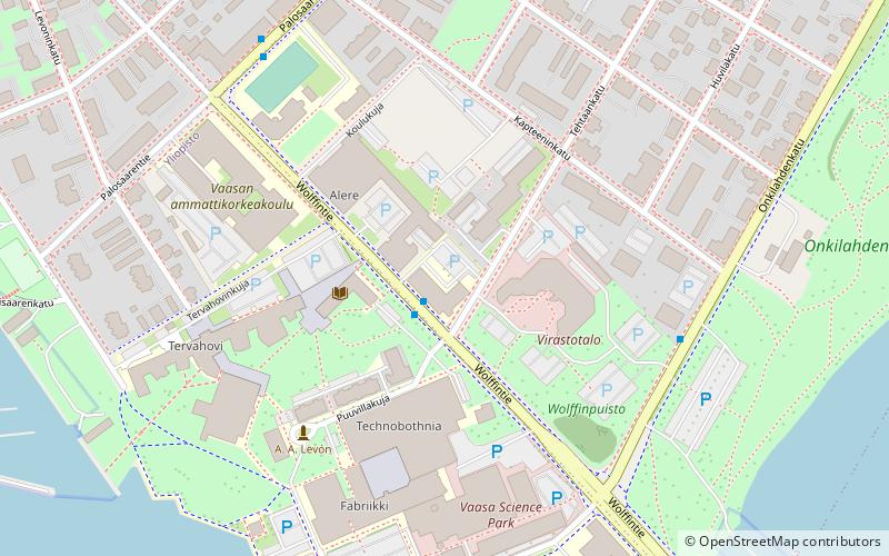 universite des sciences appliquees novia vaasa location map