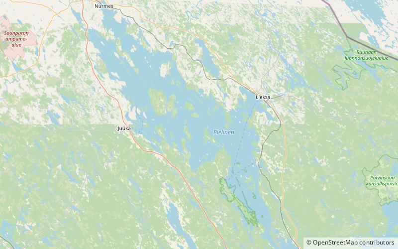 Lac Pielinen location map