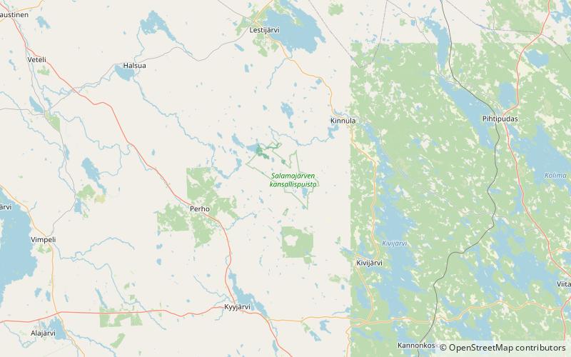 Parc national de Salamajärvi location map