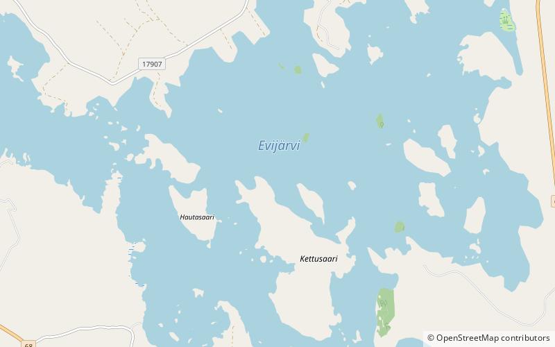 Lake Evijärvi location map