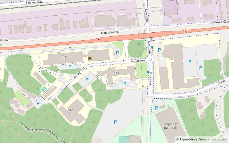 kajaani university of applied sciences location map