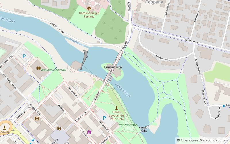 Kajaani Castle location map