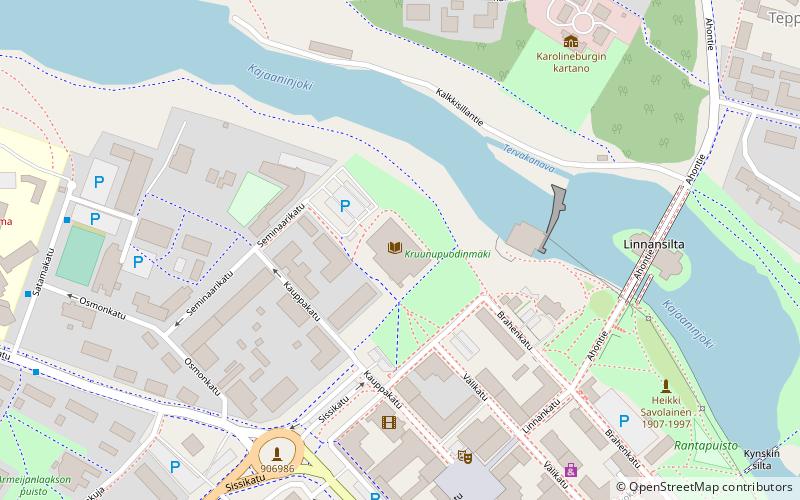 Kajaanin kaupunginkirjasto location map