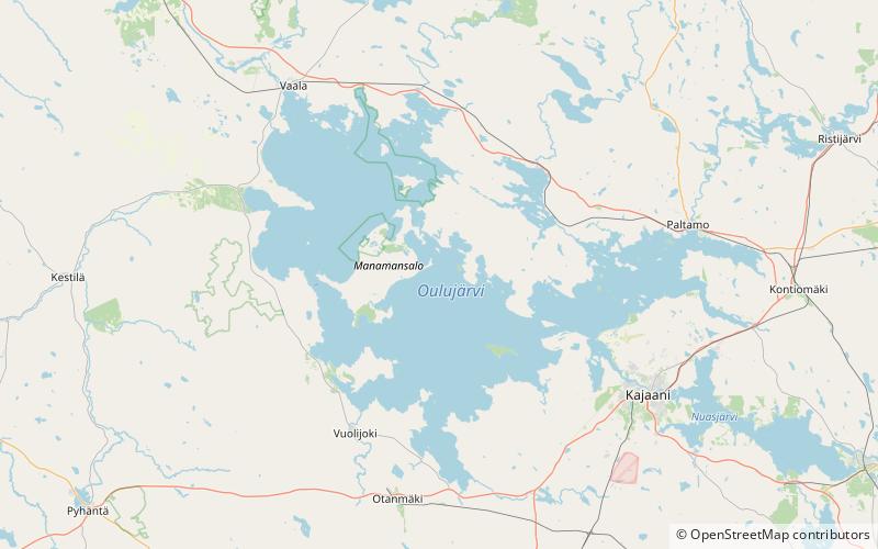 Oulujärvi location map